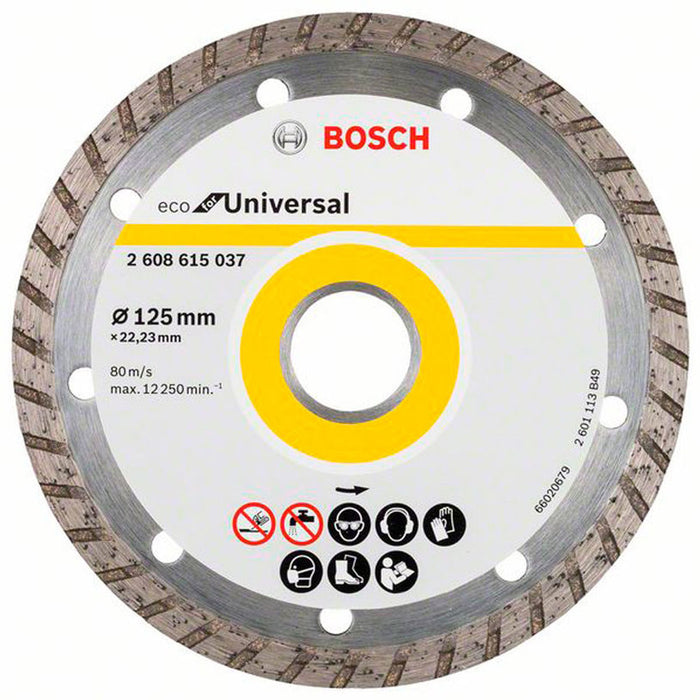 ДИАМАНТЕН ДИСК ЗА РЯЗАНЕ НА НЕМЕТАЛ BOSCH 125x22.23