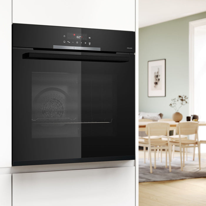 Фурнa за вграждане BOSCH HBG3720B4 71 L, A, ТЕЛЕСКОПИЧНА СИСТЕМА, ПИРОЛИТИЧНО ПОЧИСТВАНЕ