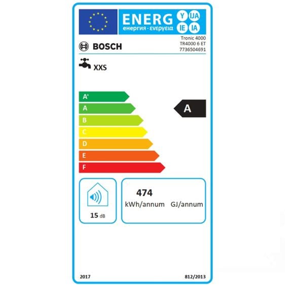 Проточен бойлер BOSCH TR4000 6 ET 6000W - 7736504691