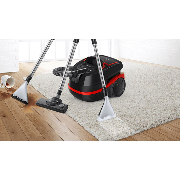 ПРАХОСМУКАЧКА ПЕРЯЩА 3В1 BOSCH BWD421POW ВОДЕН ФИЛТЪР, РЕГУЛАТОР НА МОЩНОСТТА