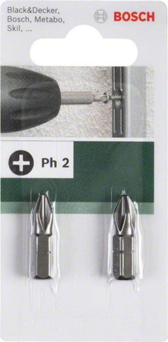 БИТОВЕ PH3X25MM 2БР BOSCH