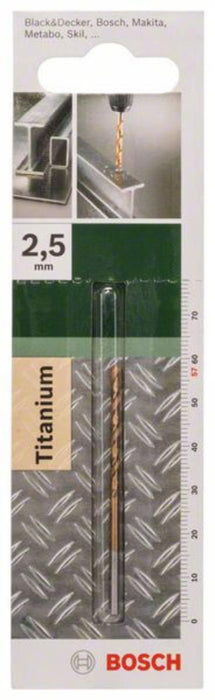 СВРЕДЛО BOSCH HSS-TIN 2.5/30/57 MM
