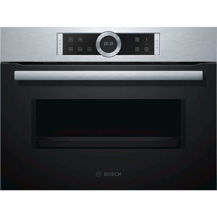 Микровълнова Bosch Serie 8 CFA634GS1 Вградена 36 L 900 W Черна, Неръждаема стомана