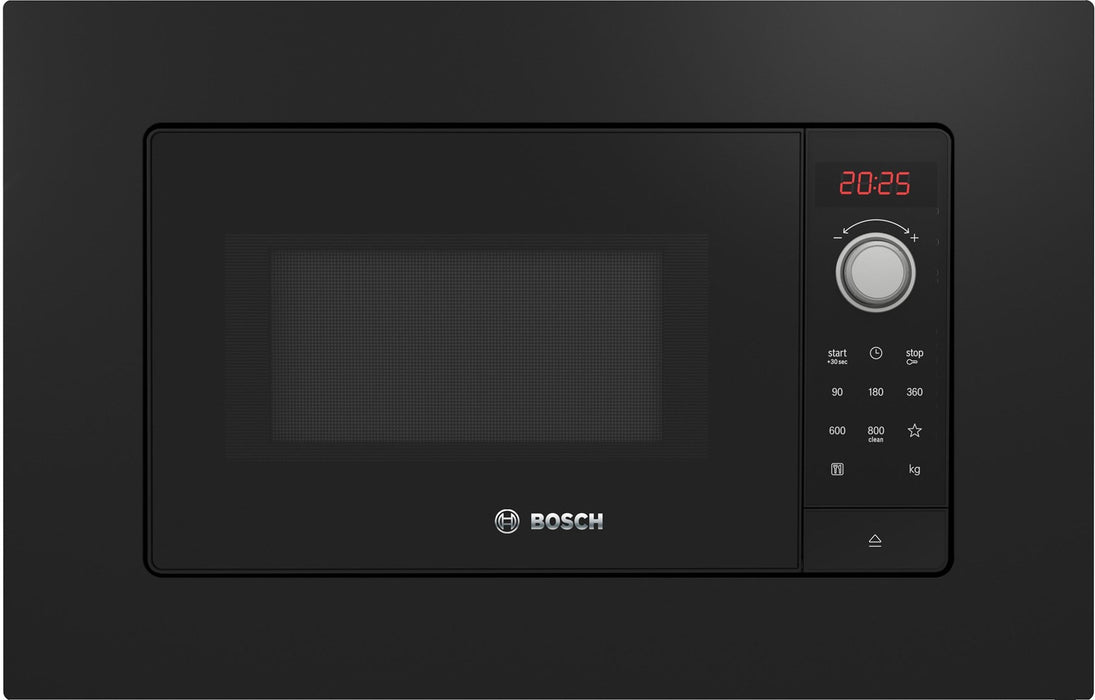 Микровълнова печка Bosch Serie 2 BFL623MB3 Черен Самостоятелна микровълнова печка Вградена 20 л 800 W