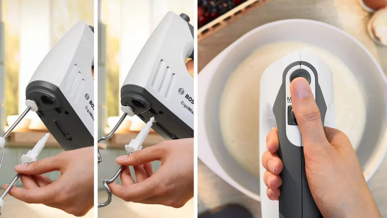 Bosch MFQ37400 mixer Hand mixer 750 W Grey, White