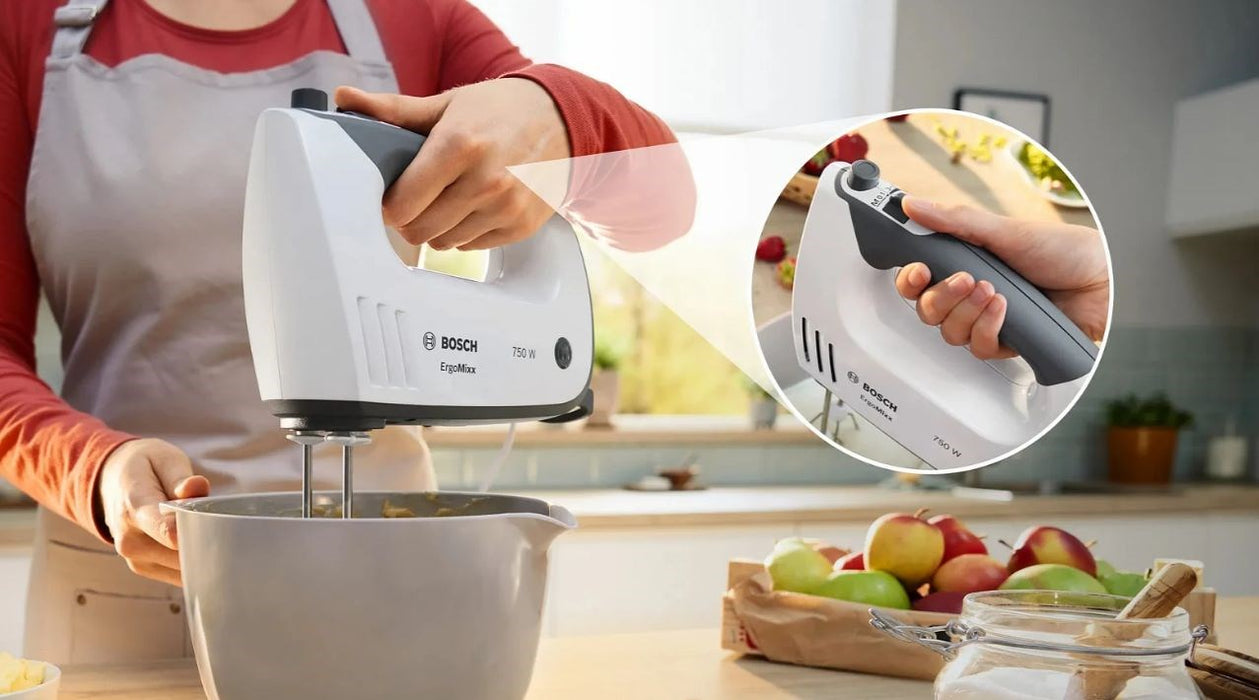 Bosch MFQ37400 mixer Hand mixer 750 W Grey, White