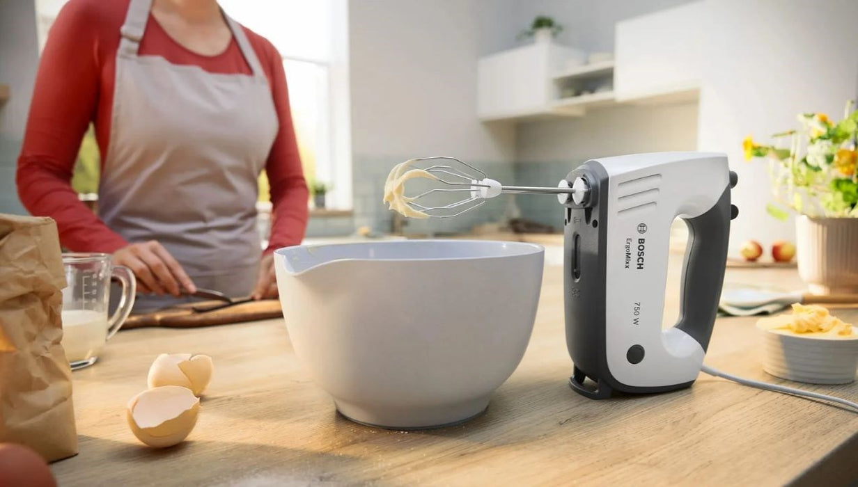Bosch MFQ37400 mixer Hand mixer 750 W Grey, White