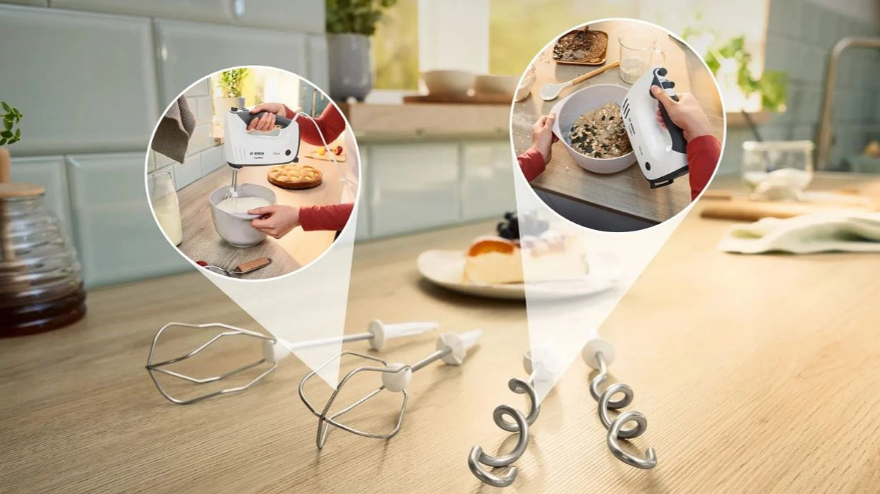 Bosch MFQ37400 mixer Hand mixer 750 W Grey, White