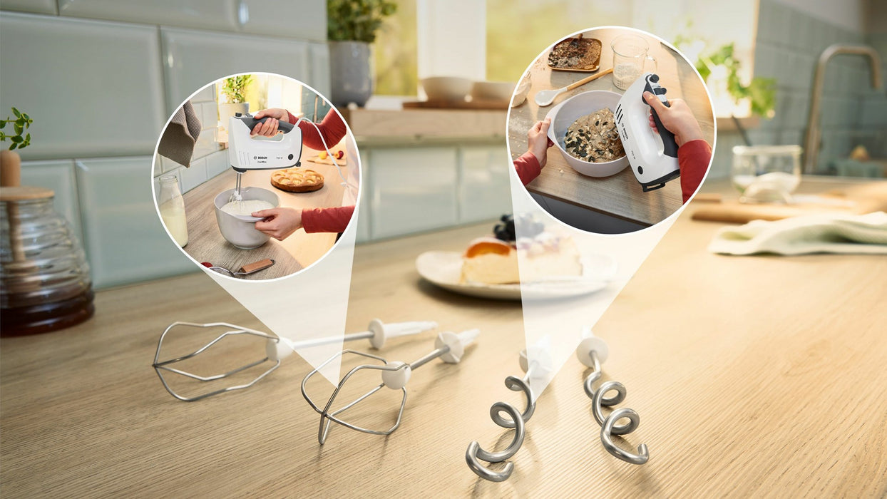Bosch MFQ37400 mixer Hand mixer 750 W Grey, White