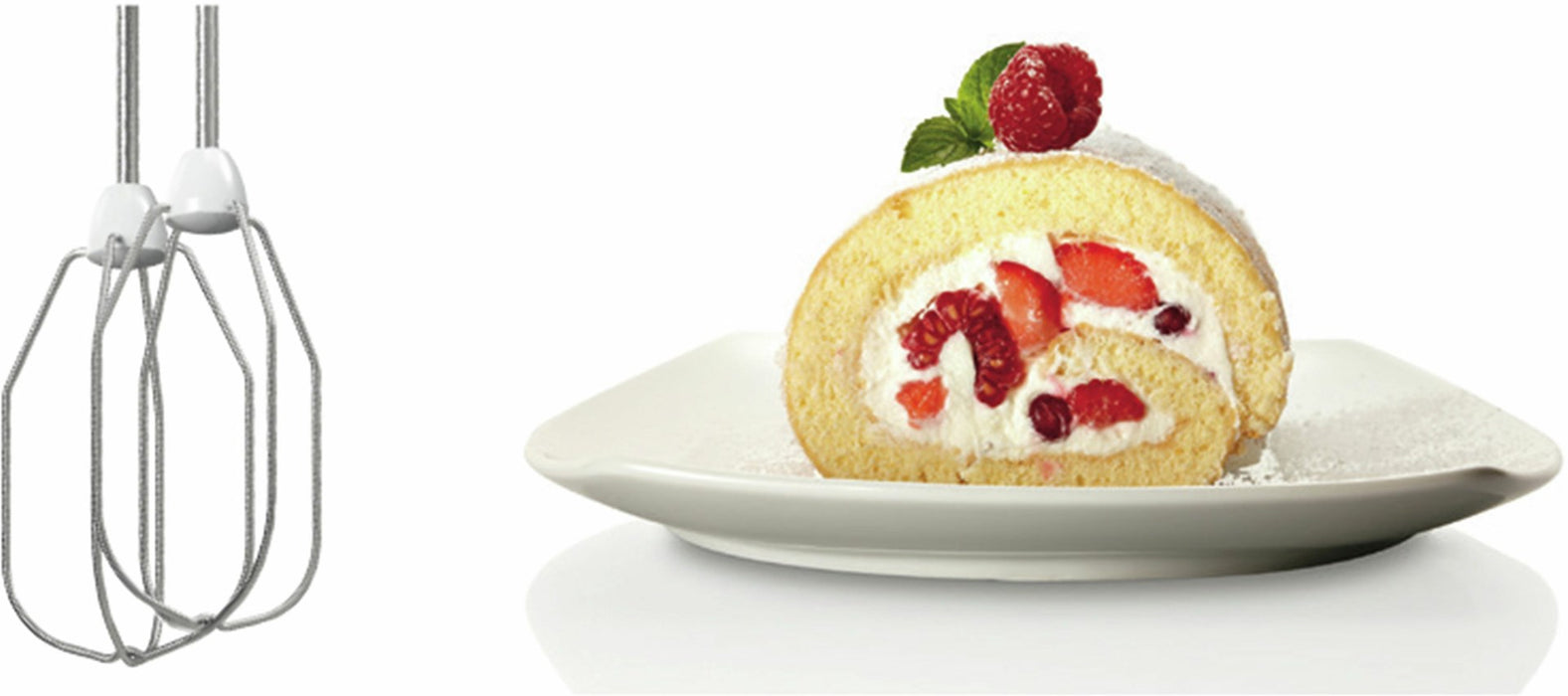 Ръчен миксер Bosch CleverMixx MFQ24200 400 W, бял