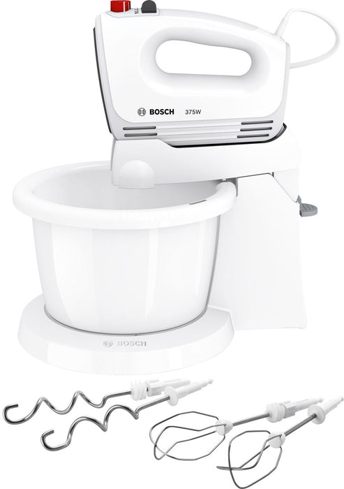 Миксер Bosch MFQ2600G, стационарен, 375 W, бял