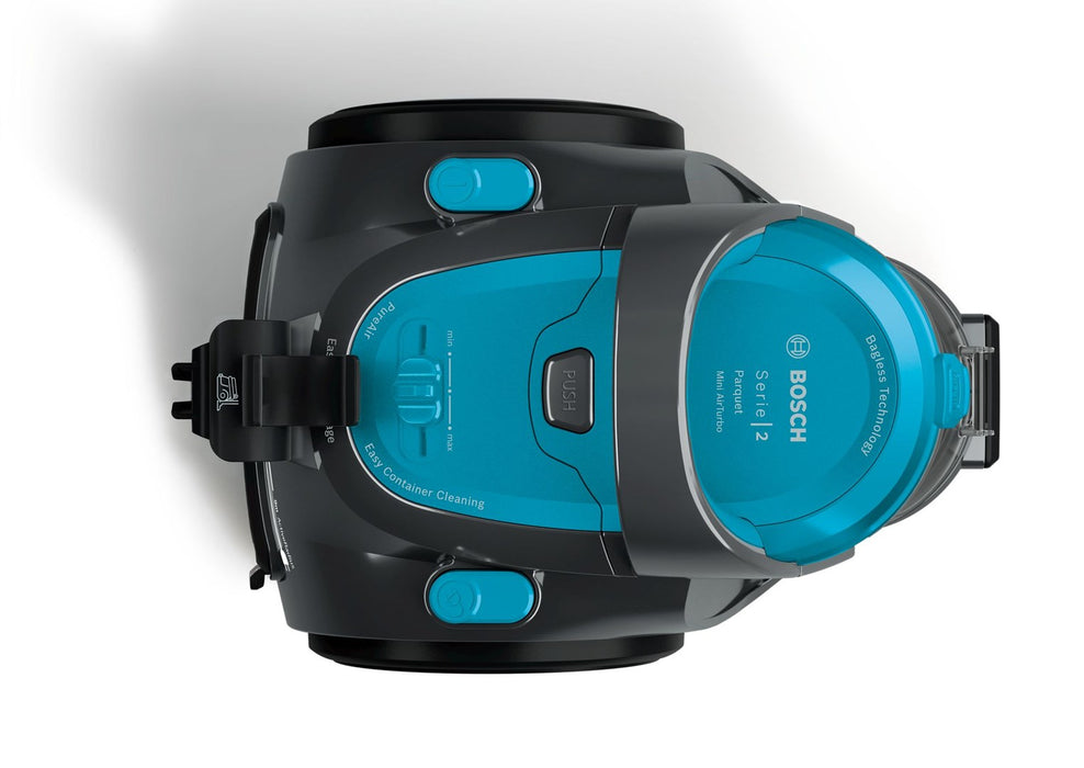 Bosch Serie 2 BGS05X240 прахосмукачка 1.5 л цилиндрична прахосмукачка за сухо пране 700 W без торба