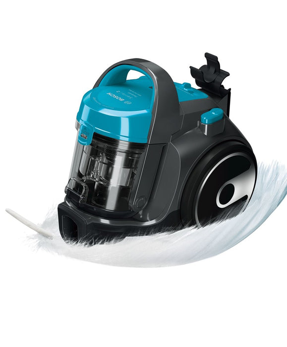 Bosch Serie 2 BGS05X240 прахосмукачка 1.5 л цилиндрична прахосмукачка за сухо пране 700 W без торба