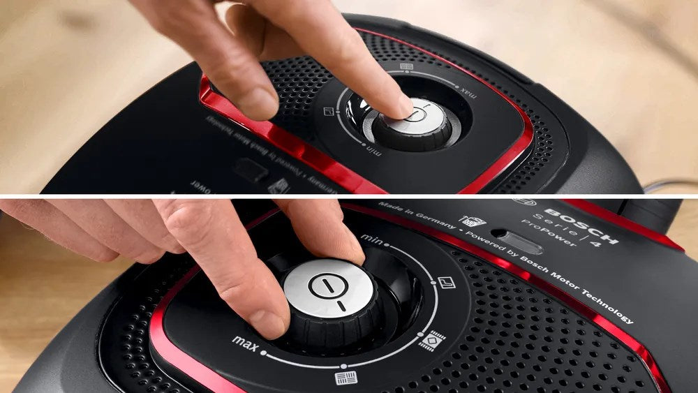 Прахосмукачка с торба Bosch Serie 4 BGB41POW1 850 W, черна