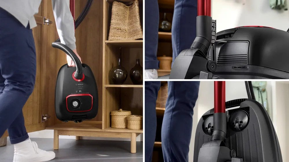 Прахосмукачка с торба Bosch Serie 4 BGB41POW1 850 W, черна