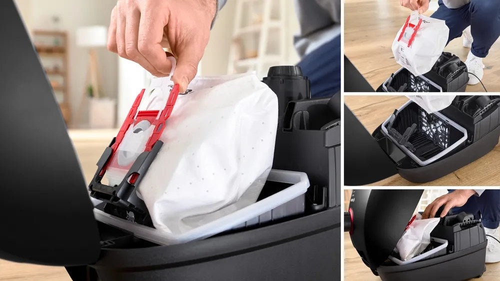 Прахосмукачка с торба Bosch Serie 4 BGB41POW1 850 W, черна