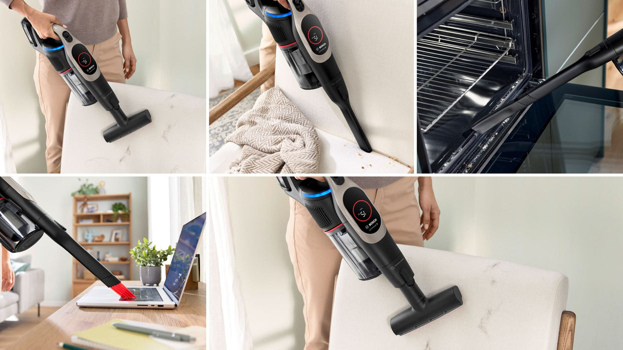 Bosch BCS931GAC прахосмукачка/електрическа метла Батерия Суха HEPA Без торба 0.4 л Графит 3 Ah
