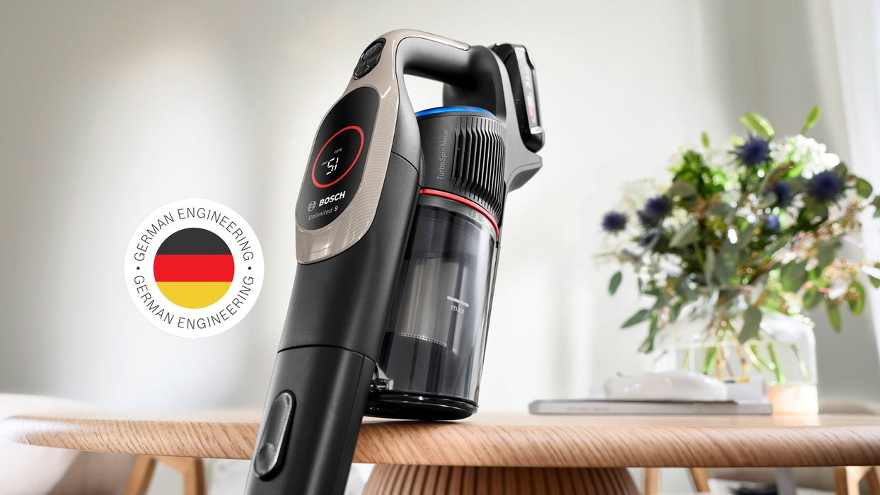Bosch BCS931GAC прахосмукачка/електрическа метла Батерия Суха HEPA Без торба 0.4 л Графит 3 Ah