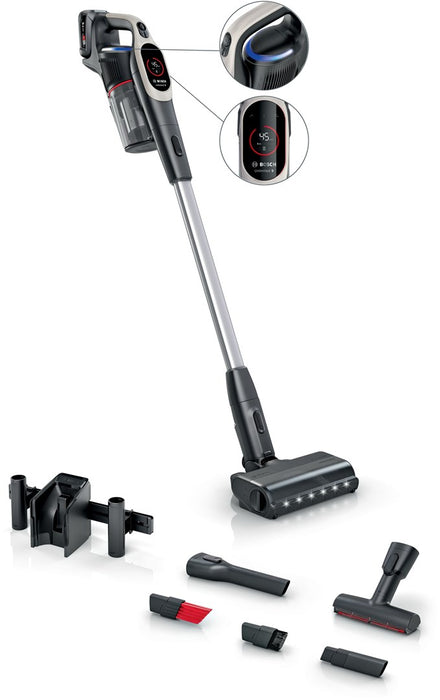 Bosch BCS931GAC прахосмукачка/електрическа метла Батерия Суха HEPA Без торба 0.4 л Графит 3 Ah