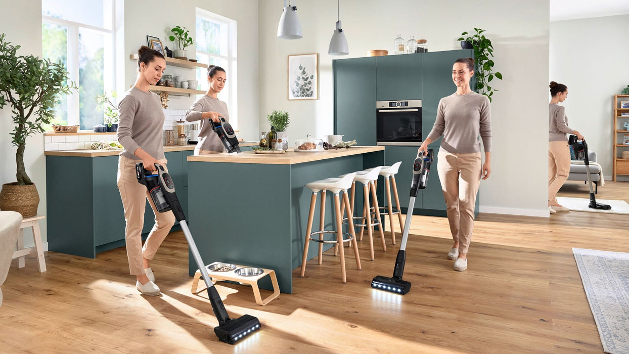 Bosch BCS931GAC прахосмукачка/електрическа метла Батерия Суха HEPA Без торба 0.4 л Графит 3 Ah