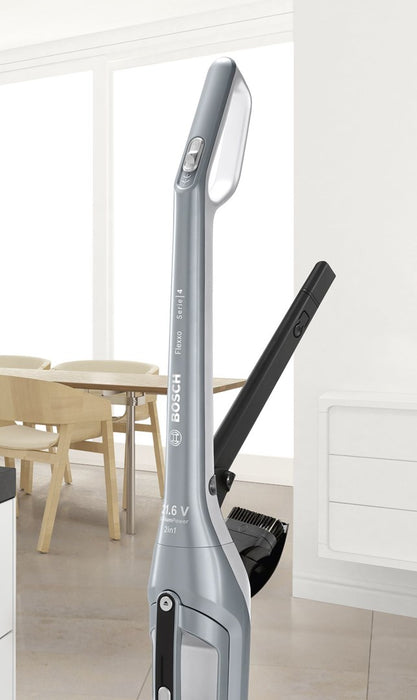 Bosch BCH3P210 прахосмукачка/електрическа метла 2 в 1 прахосмукачка AC/Батерия Суха Без торба 0.4 л Черен, Сив