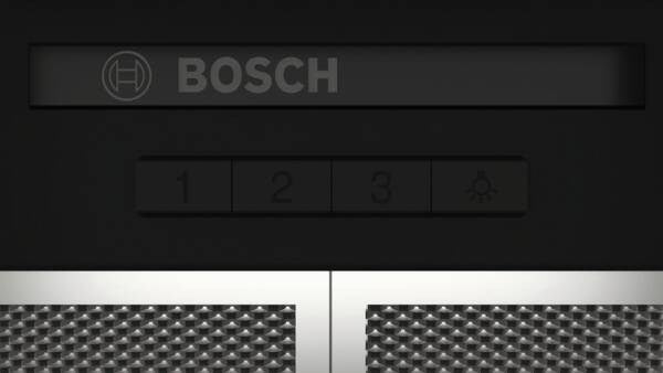 Абсорбатор Bosch Serie 2 DBB63BC60, вграден, черен, 384 м³/ч