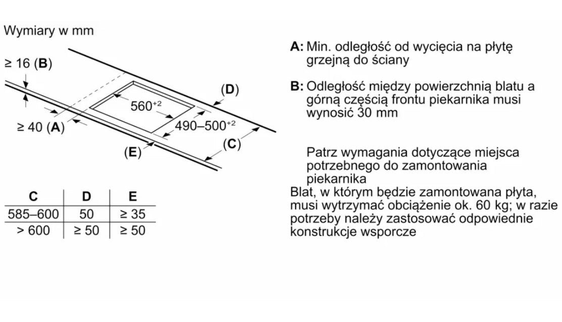 Индукционен котлон BOSCH PVQ61CHB1E подложка