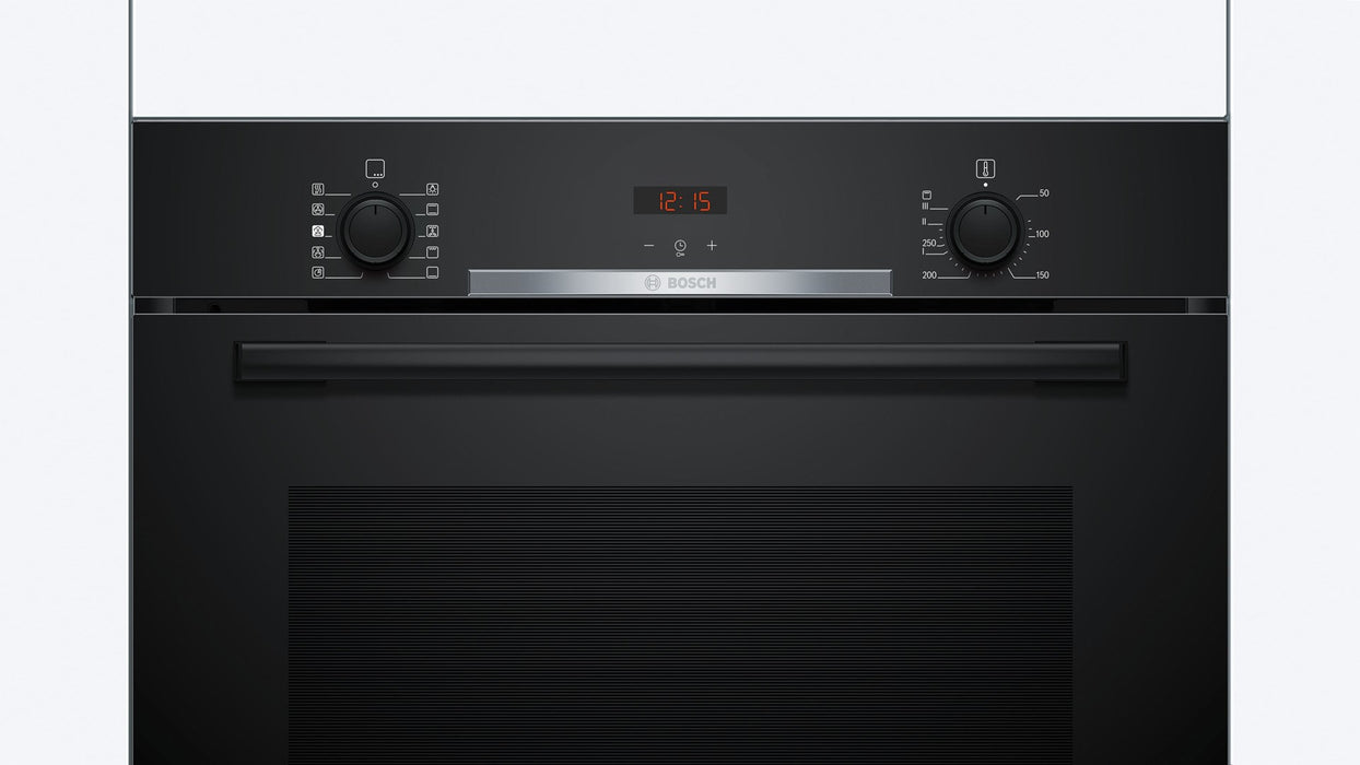 Фурна Bosch Serie 4 HQA334EB4, 71 л, 3400 W, Черна