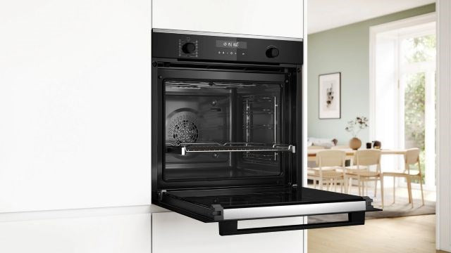 Вградена фурна BOSCH HBG278EB3, 60 x 60 см, черна, функция AirFry, 3D горещ въздух