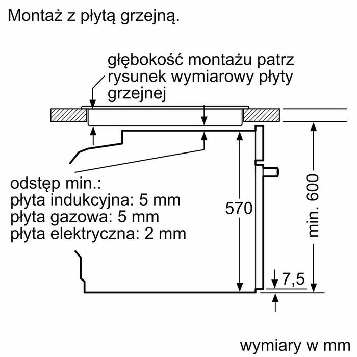 Вградена фурна BOSCH HBG278EB3, 60 x 60 см, черна, функция AirFry, 3D горещ въздух