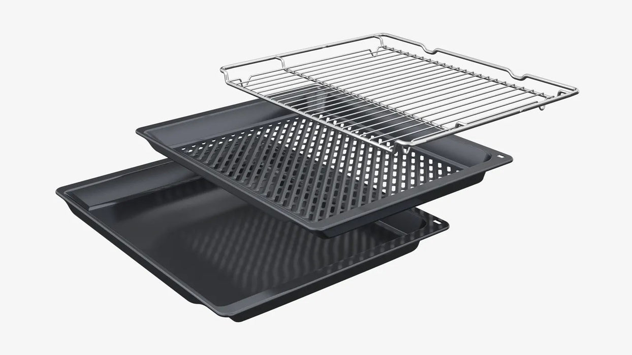 Фурна Bosch Serie 4 HRG272EB3, 71 л, 3400 W, Черна