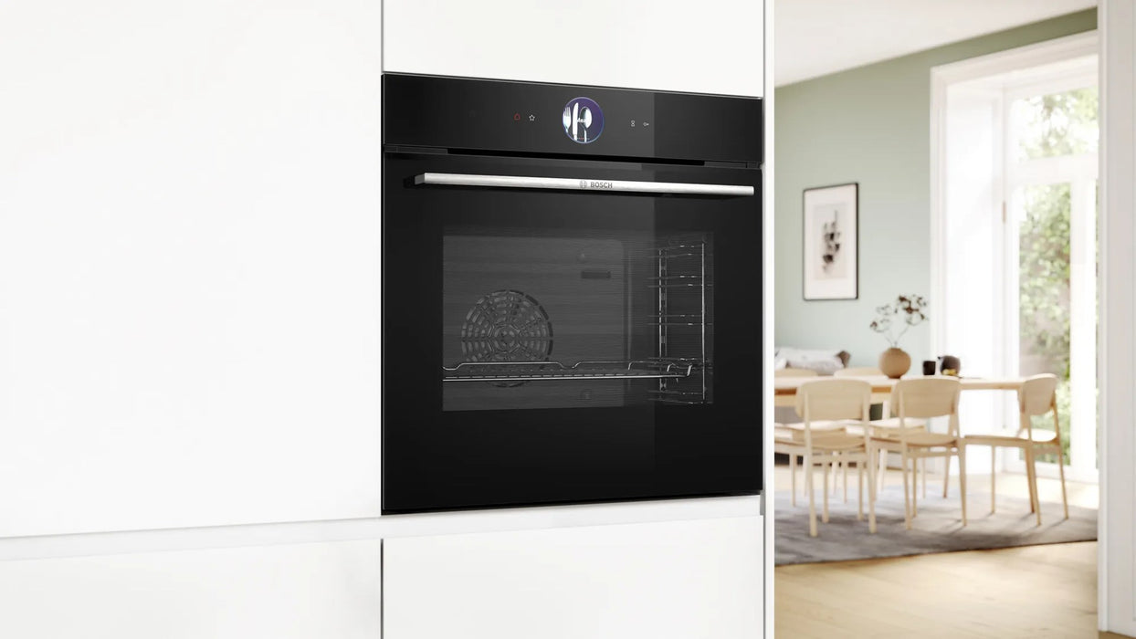 Фурна Bosch Serie 8 HBG7363B1, 71 л, 3600 W, Черна