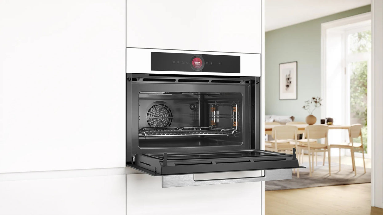 Фурна Bosch Serie 8 CMG7241W1, 45 л, 900 W, бяла