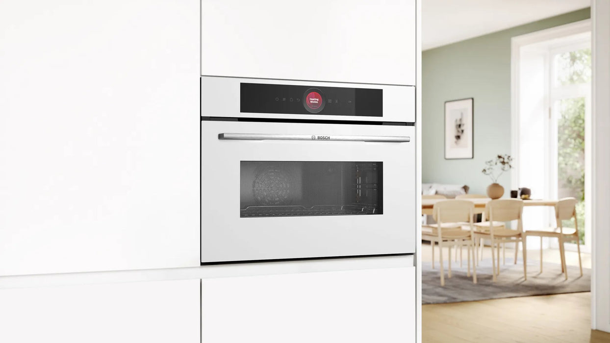 Фурна Bosch Serie 8 CMG7241W1, 45 л, 900 W, бяла