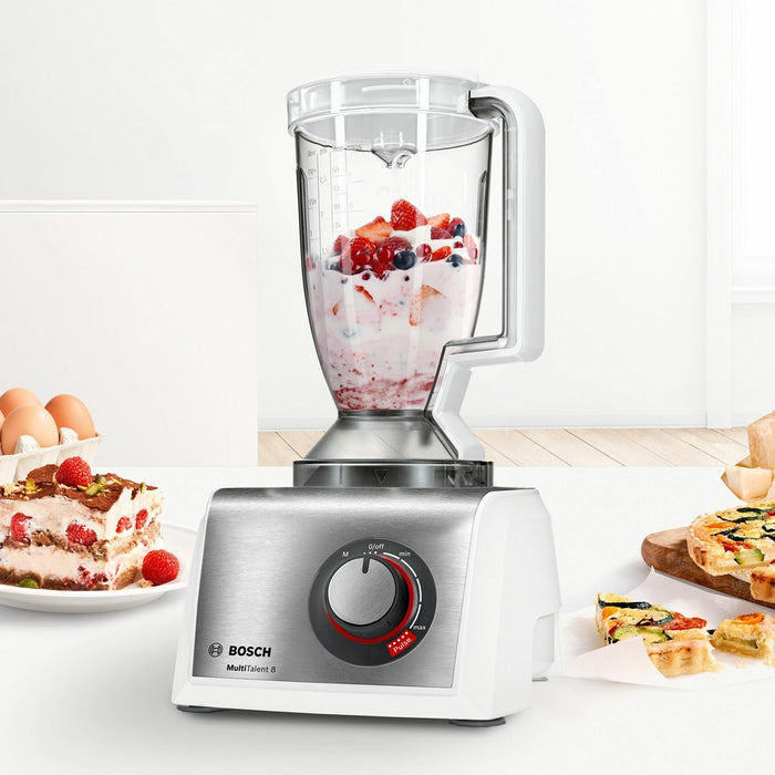 Bosch MC812S814 кухненски робот 1250 W 3.9 L Неръждаема стомана, Бял