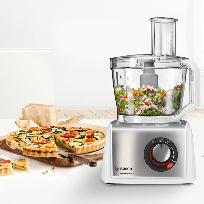 Bosch MC812S814 кухненски робот 1250 W 3.9 L Неръждаема стомана, Бял