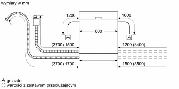 Bosch Serie 2 SMS2HVI06E Вградена съдомиялна машина 14 комплекта C