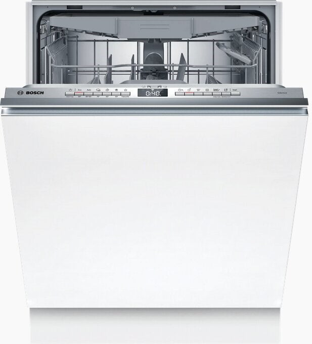 Вградена съдомиялна машина BOSCH SMH4HVX11E, напълно интегрирана, 60 см, плъзгащи се панти Vario