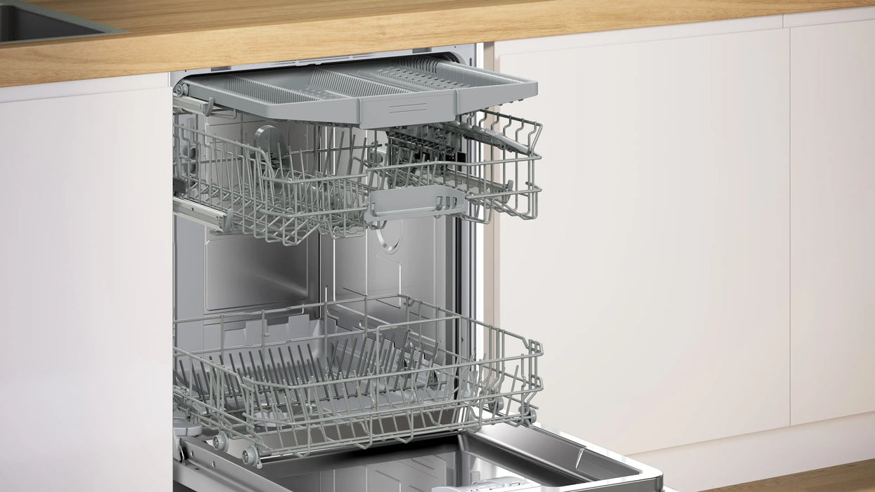 Вградена съдомиялна машина BOSCH SMH4HVX11E, напълно интегрирана, 60 см, плъзгащи се панти Vario