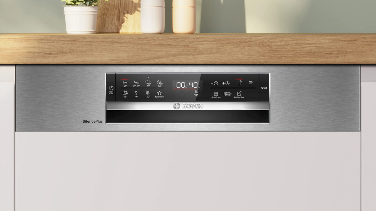 Съдомиялна машина Bosch SMI6ECS10E, полувграждаща се, 14 комплекта