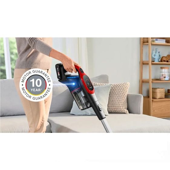 Прахосмукачка с батерия BOSCH Unlimited 9 ProAnimal BBS931PET Червено