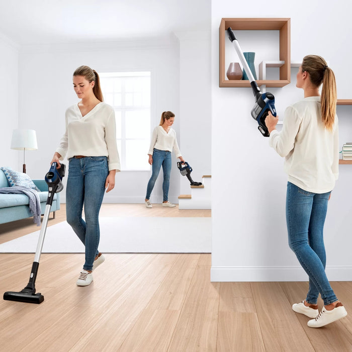 Bosch BCS611P4A, Cordless Handstick Vacuum Cleaner, Series 6, Unlimited 18Vmax, AllFloor Power brush, Blue