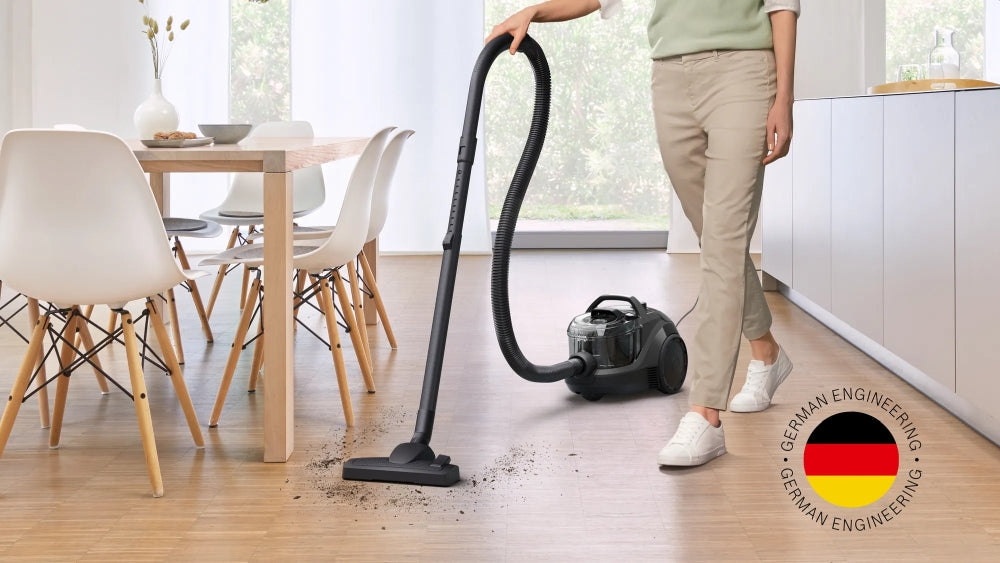 Bosch BGC21X300, SER4 Bagless vacuum cleaner, 550 W, 2.0 L, 76 dB(A), Black