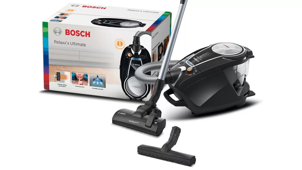 Bosch BGS7MS64, Vacuum Cleaner, Series 8, SensorBagless Technology, ProSilence,  HEPA hygienic filter, 64 dB(A), black