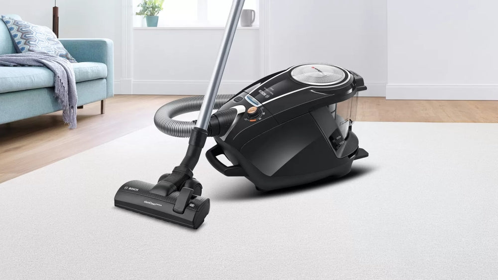 Bosch BGS7MS64, Vacuum Cleaner, Series 8, SensorBagless Technology, ProSilence,  HEPA hygienic filter, 64 dB(A), black