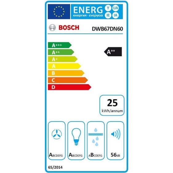 Абсорбатор BOSCH DWB67DN60