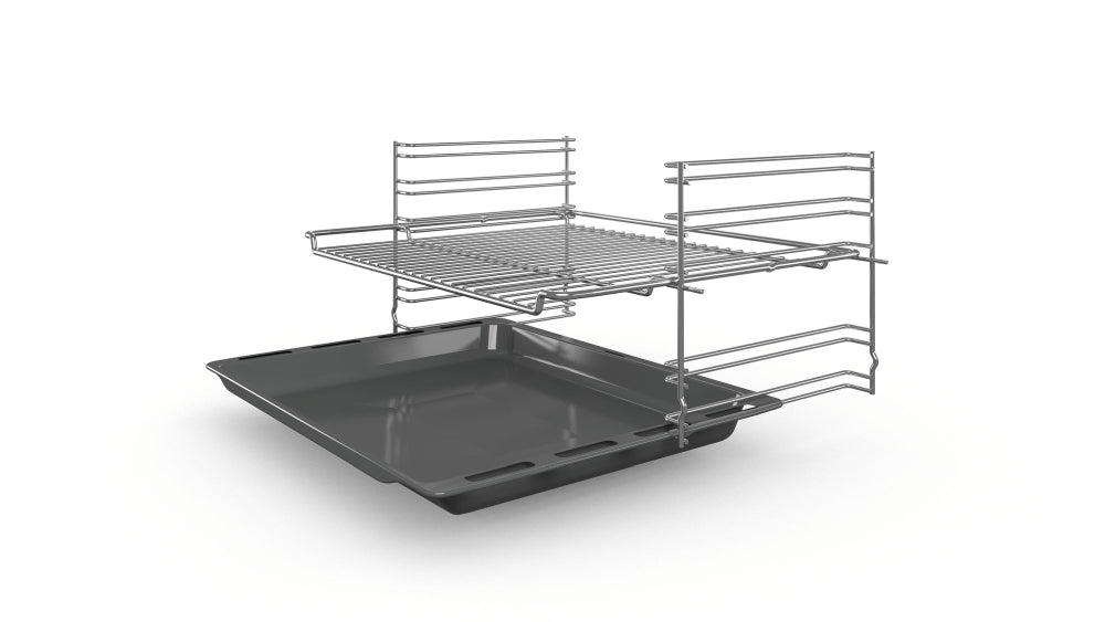 Bosch HBF154BS0, Фурна за вграждане 3D HotAir, EcoClean Direct, 66л