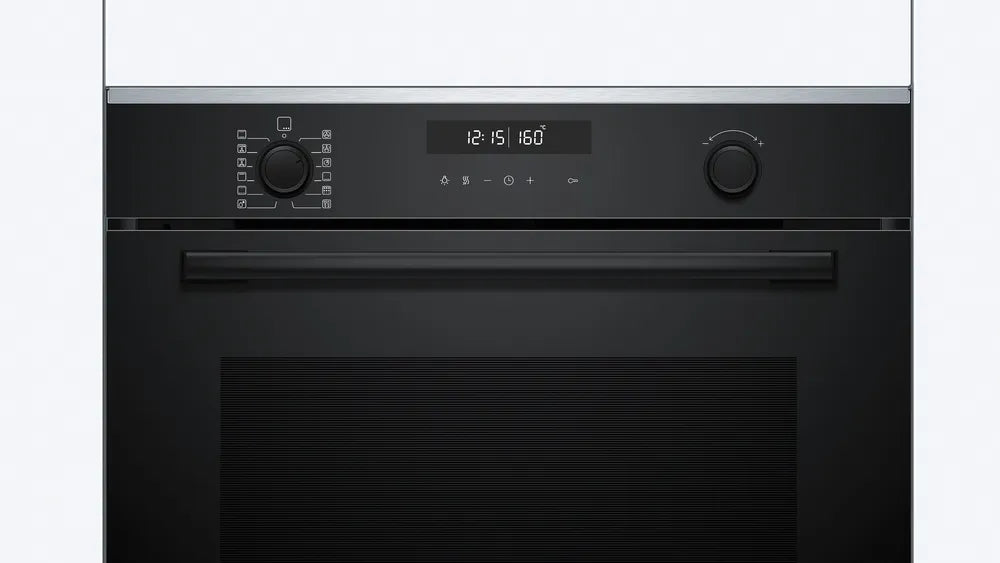 Bosch HBG278BB3, SER6, Фурна A+, Pyro+Hydro, 10 HM, AutoPilot 30, SoftClose&SoftOpen, Air Fry тава, черно/инокс