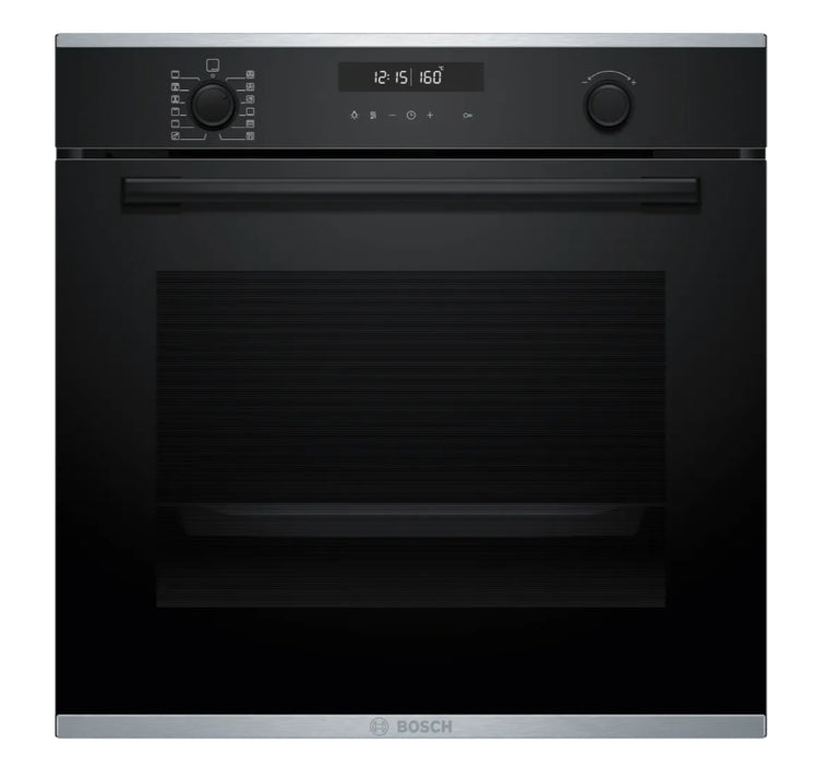Bosch HBG278BB3, SER6, Фурна A+, Pyro+Hydro, 10 HM, AutoPilot 30, SoftClose&SoftOpen, Air Fry тава, черно/инокс