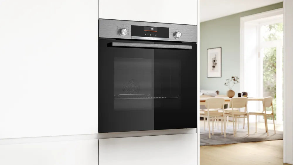 Фурна за вграждане BOSCH HBG536ES4, 71 л, EcoClean Direct Plus, Хидролитичен
